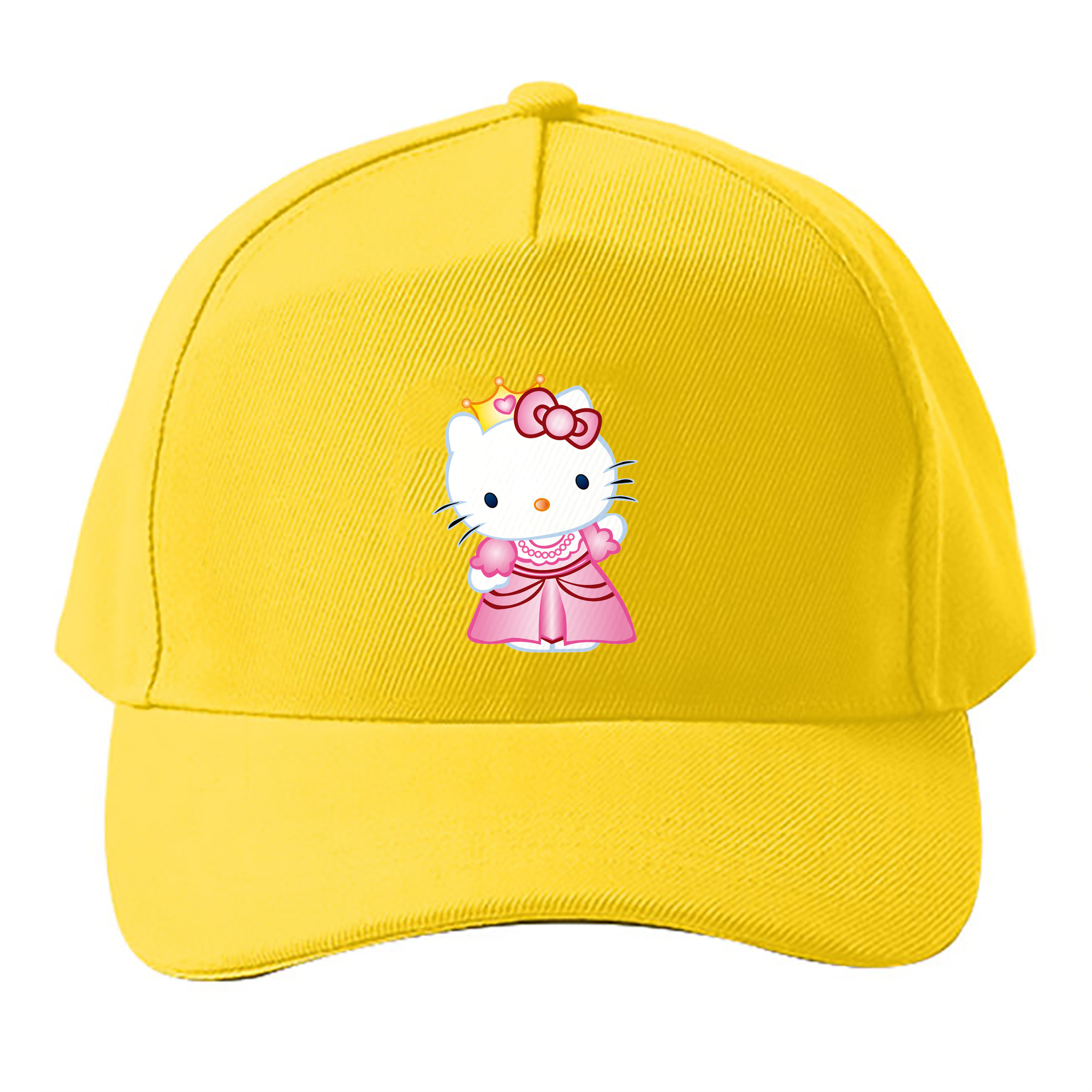 （画像用） Hello Kitty ハローキティ ベースボールキャップ 綿100％ 男女兼用 帽子 スポーツ